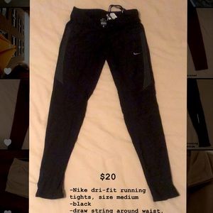 Nike dri fit running tights
